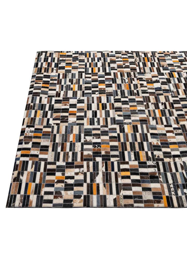5' 1 x 7' 11 Cowhide - Patchwork Rug