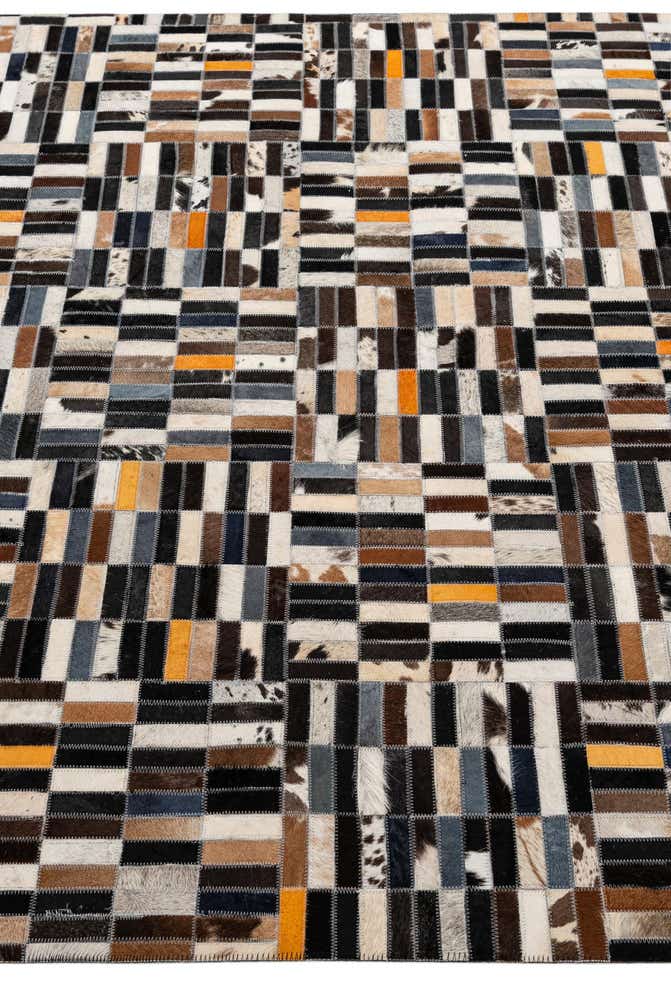 5' 1 x 7' 11 Cowhide - Patchwork Rug