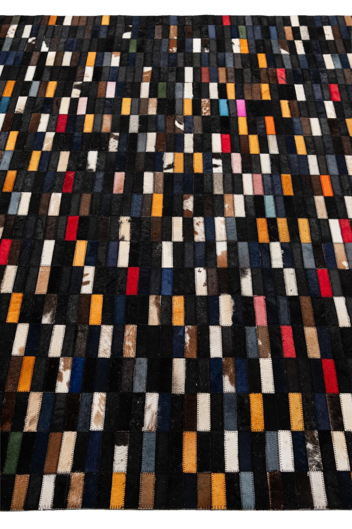 5' 3 x 7' 11 Cowhide - Patchwork Rug