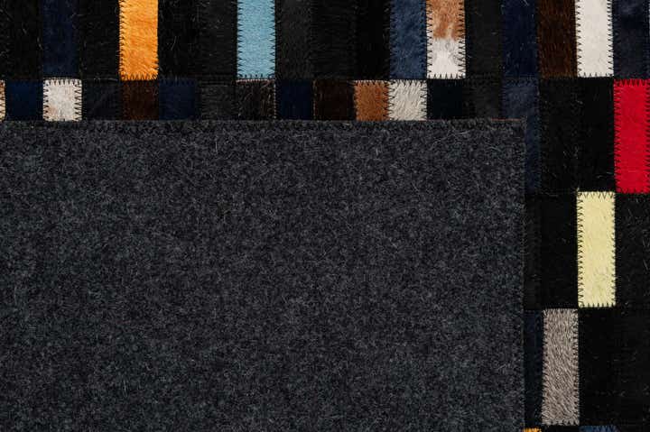 5' 3 x 7' 11 Cowhide - Patchwork Rug