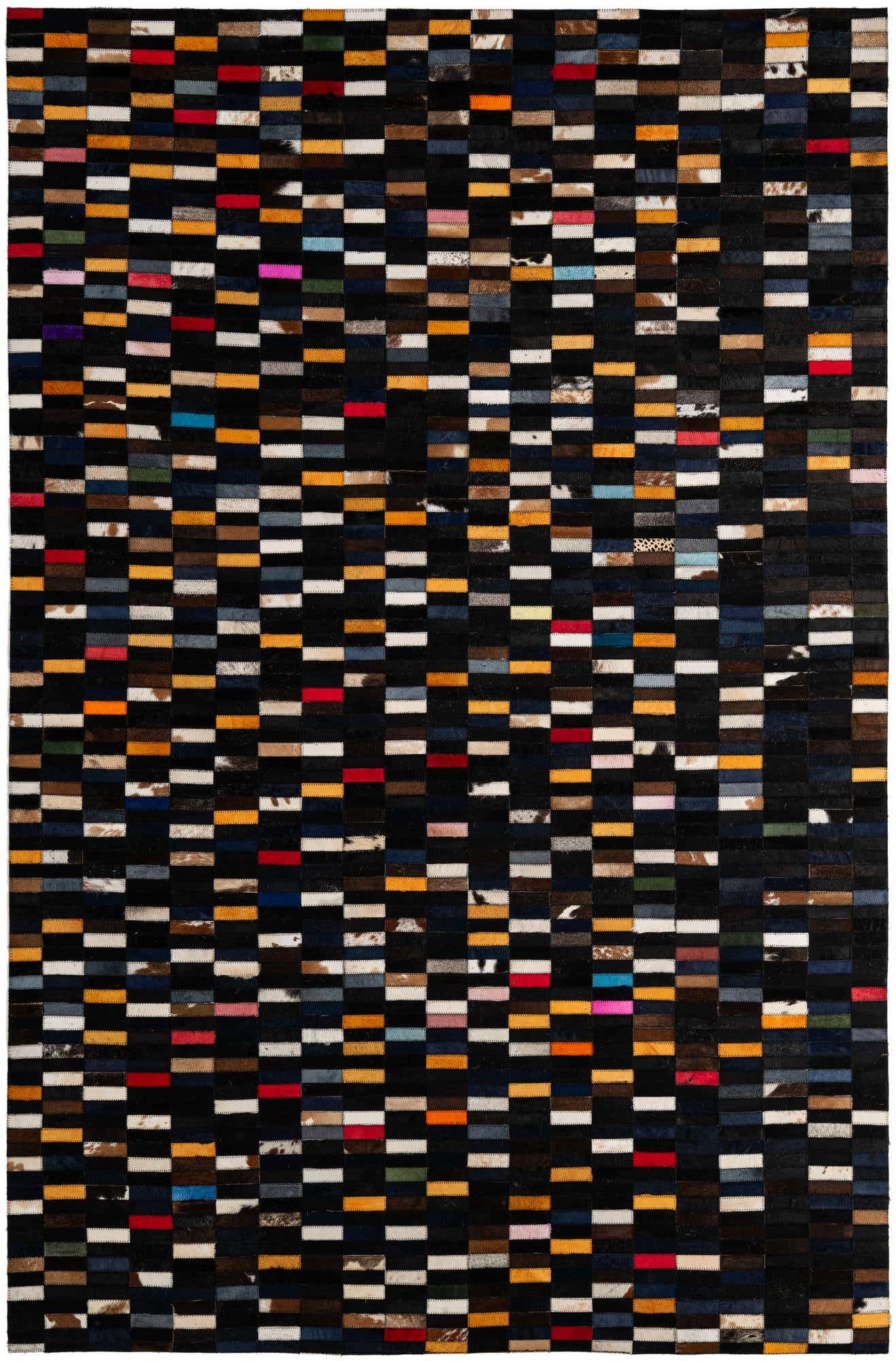 5' 3 x 7' 11 Cowhide - Patchwork Rug
