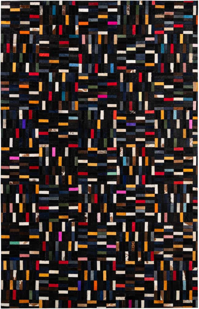 5' 1 x 7' 11 Cowhide - Patchwork Rug