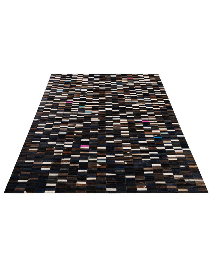 Detail image of 5' x 8' Cowhide - Patchwork Rug