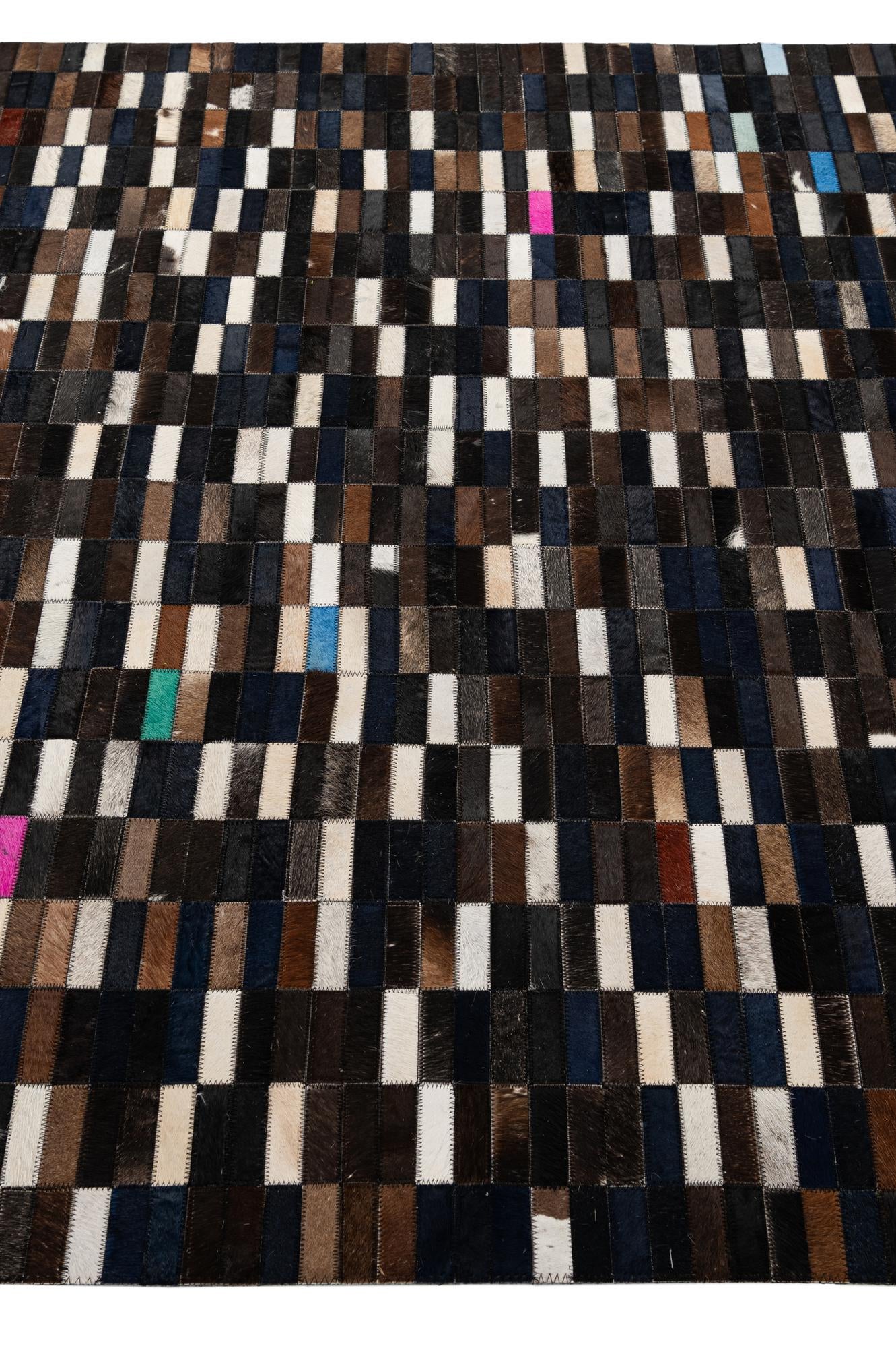 5' x 8' Cowhide - Patchwork Rug