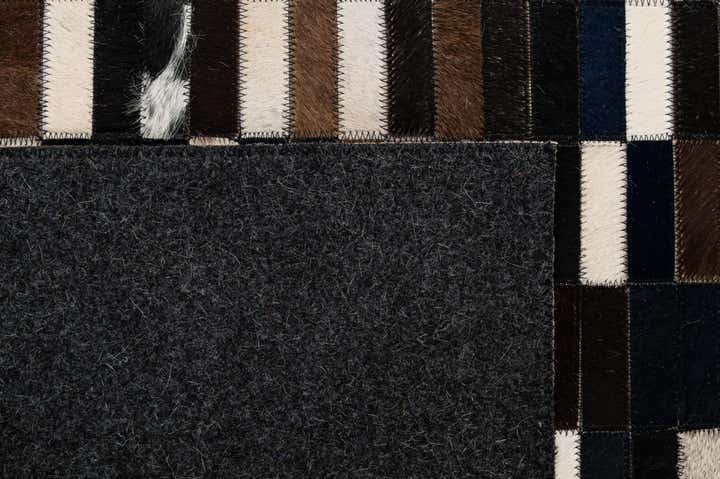 5' x 8' Cowhide - Patchwork Rug