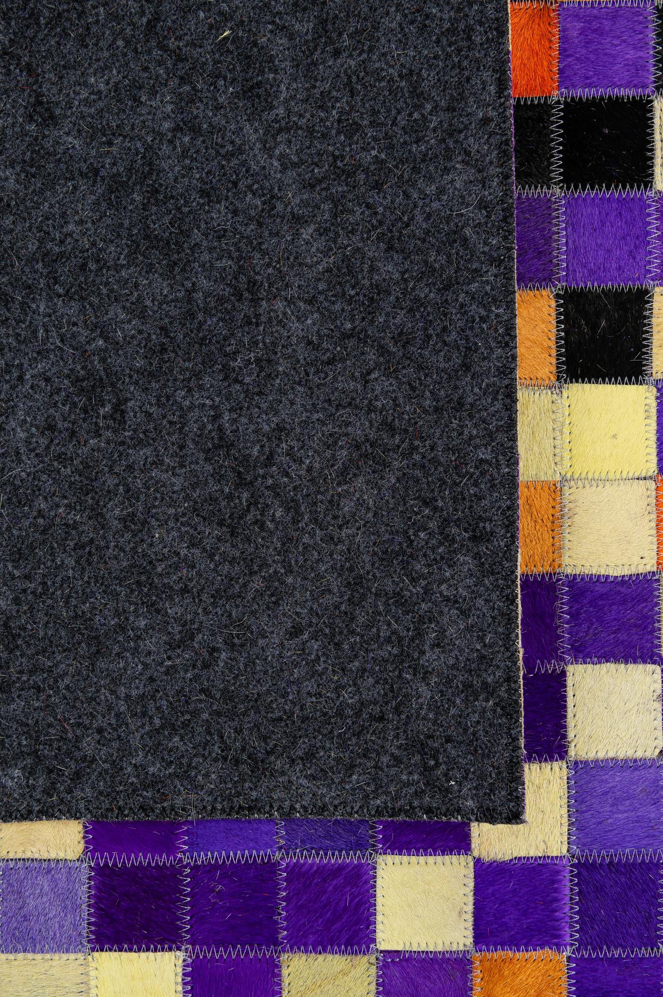 5' 1 x 7' 11 Cowhide - Patchwork Rug
