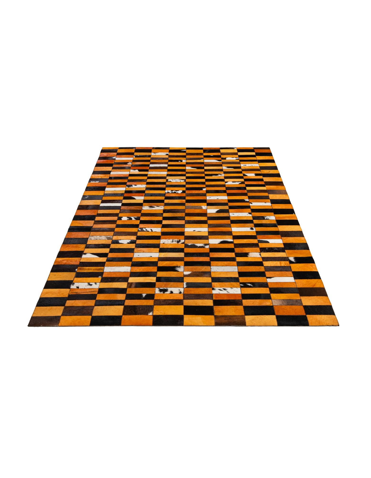 5' 1 x 7' 11 Cowhide - Patchwork Rug