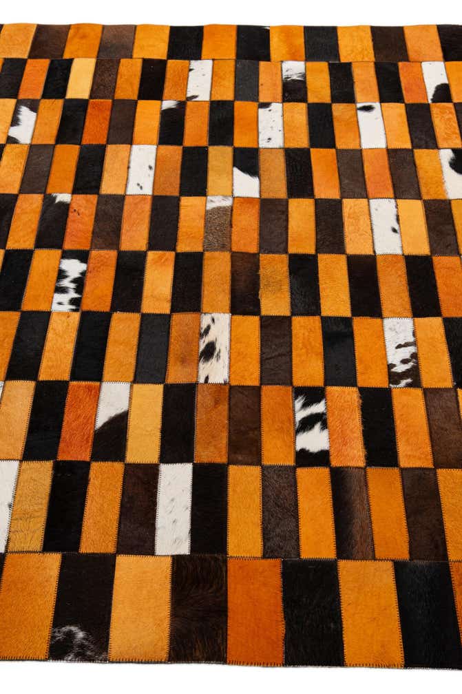 5' 1 x 7' 11 Cowhide - Patchwork Rug