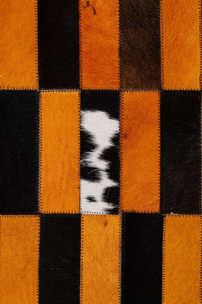 5' 1 x 7' 11 Cowhide - Patchwork Rug