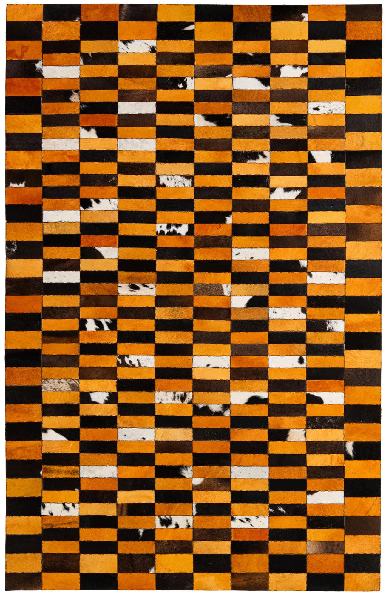 5' 1 x 7' 11 Cowhide - Patchwork Rug