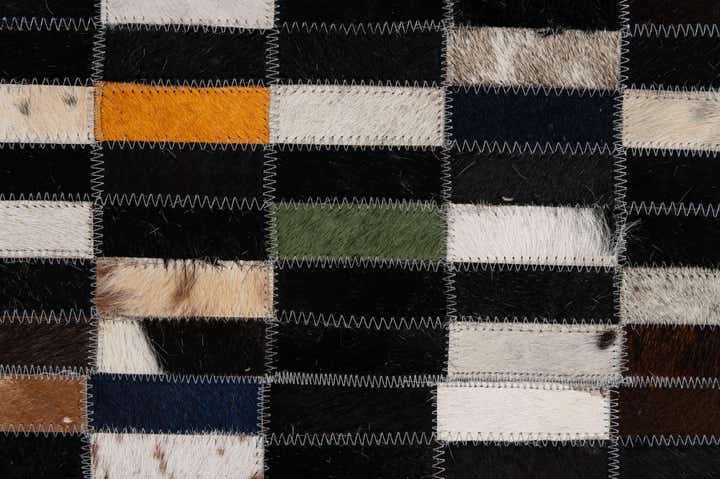 5' 1 x 7' 11 Cowhide - Patchwork Rug