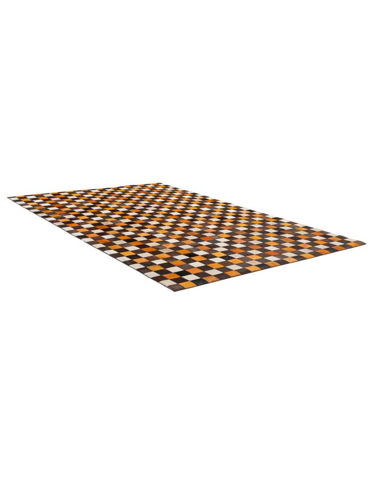 Detail image of 5' 2 x 8' 1 Cowhide - Patchwork Rug