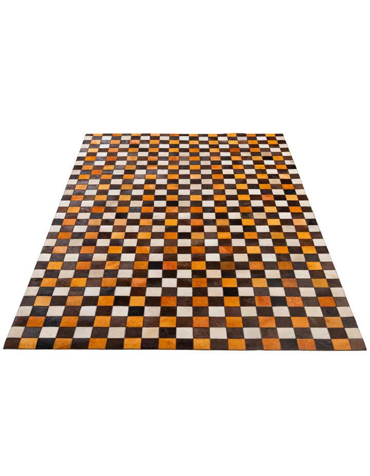 5' 2 x 8' 1 Cowhide - Patchwork Rug