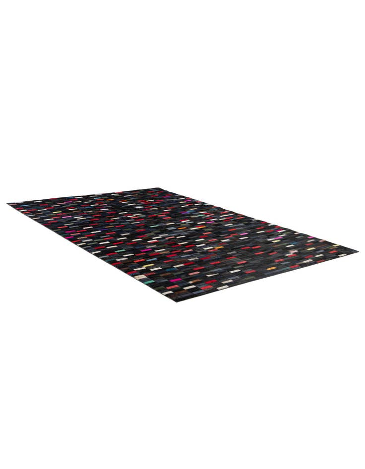 Detail image of 5' 3 x 8' Cowhide - Patchwork Rug