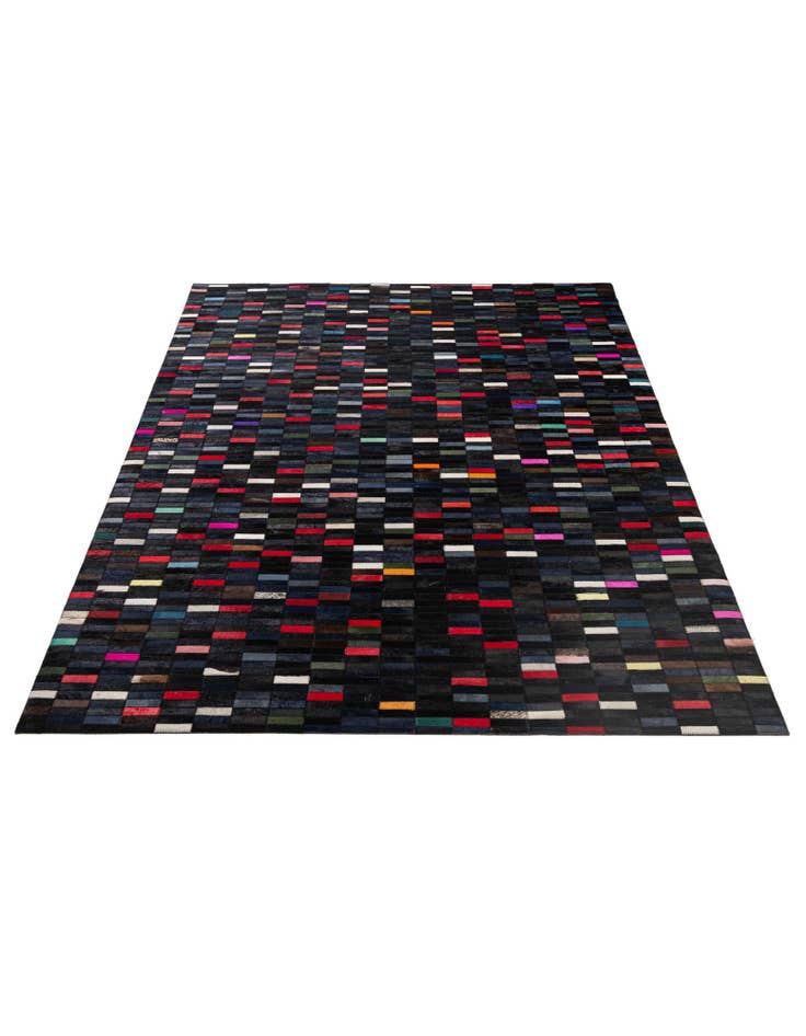 Detail image of 5' 3 x 8' Cowhide - Patchwork Rug
