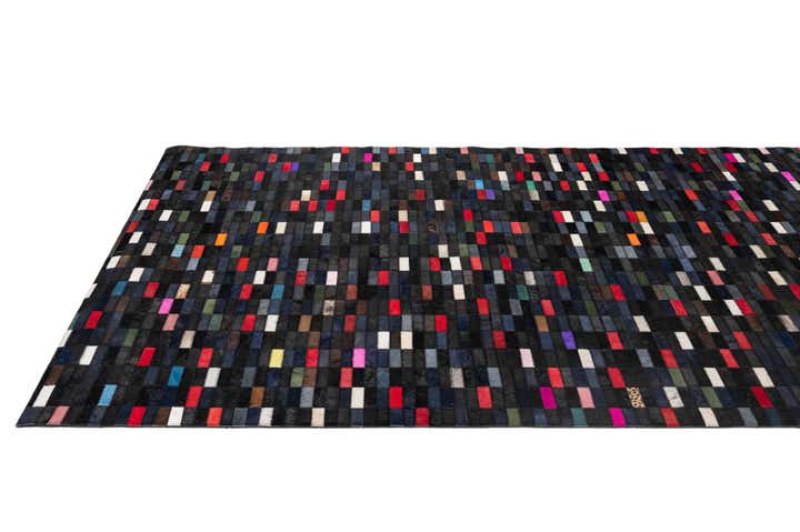 5' 3 x 8' Cowhide - Patchwork Rug