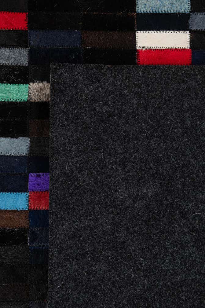 5' 3 x 8' Cowhide - Patchwork Rug