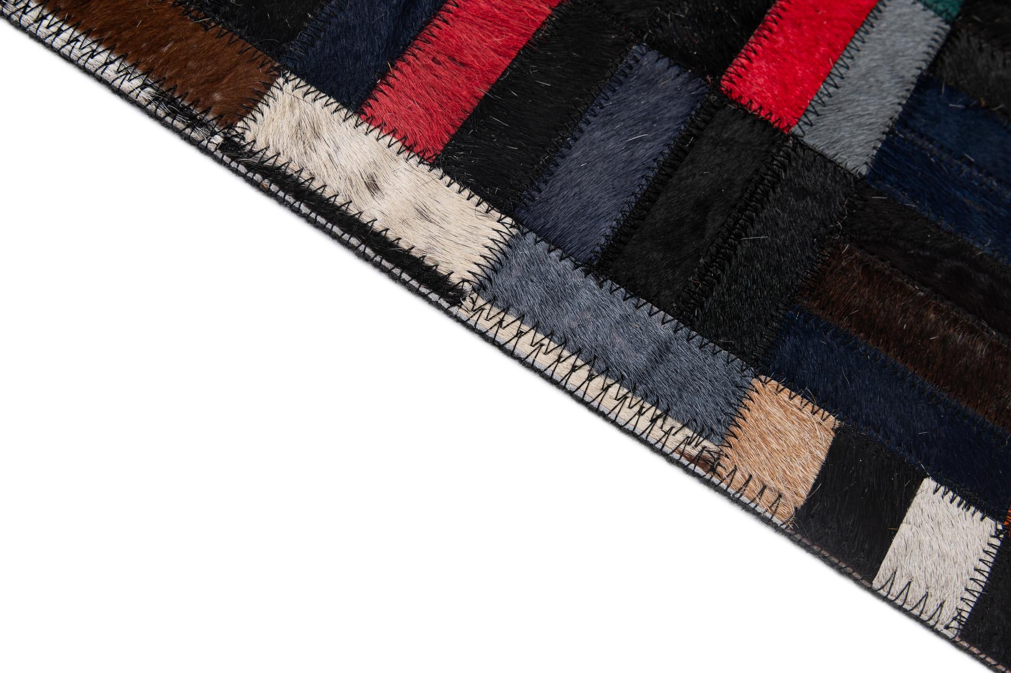 5' x 8' Cowhide - Patchwork Rug
