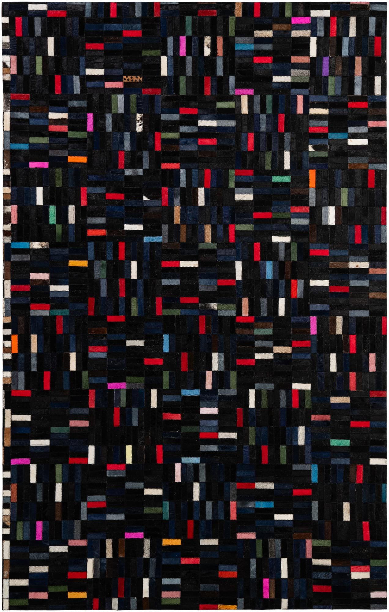 5' x 8' Cowhide - Patchwork Rug