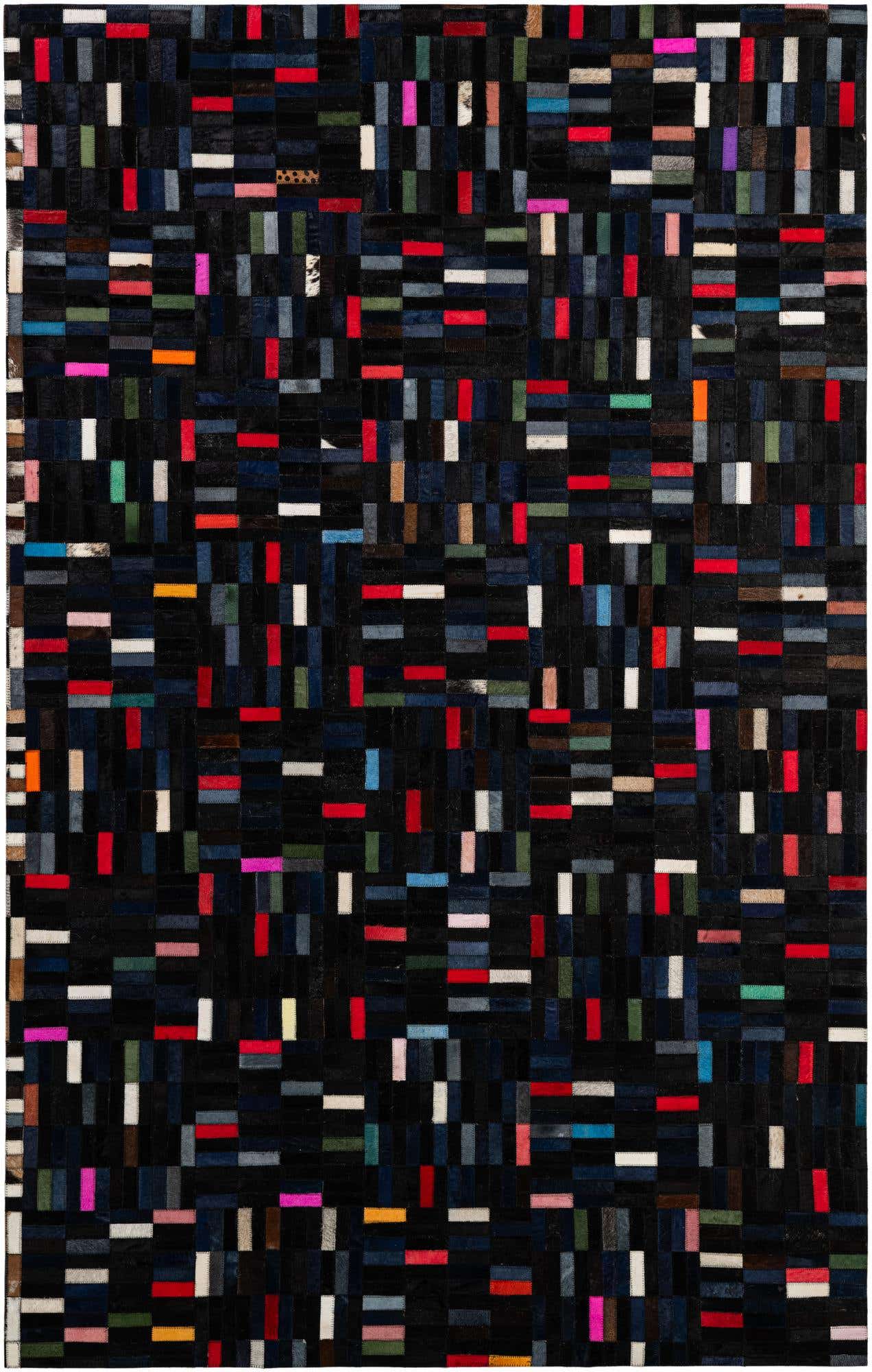 5' x 8' Cowhide - Patchwork Rug