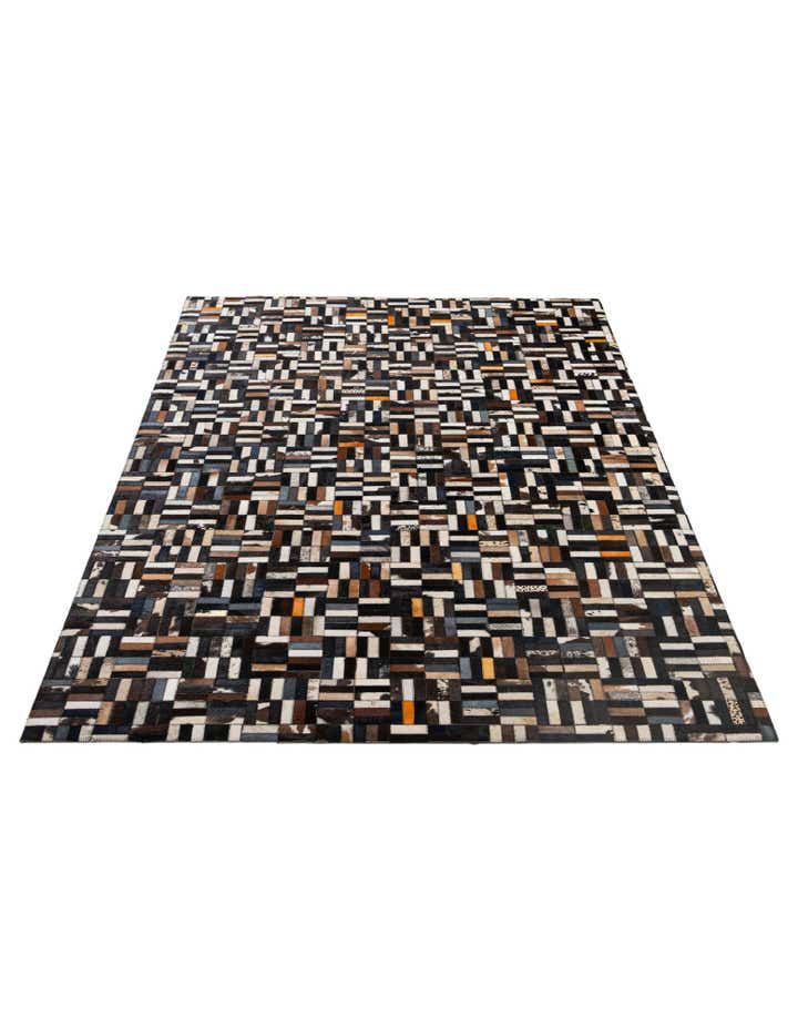 5' 1 x 8' 1 Cowhide - Patchwork Rug