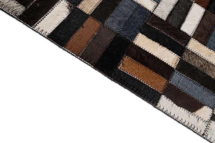 5' 1 x 8' 1 Cowhide - Patchwork Rug
