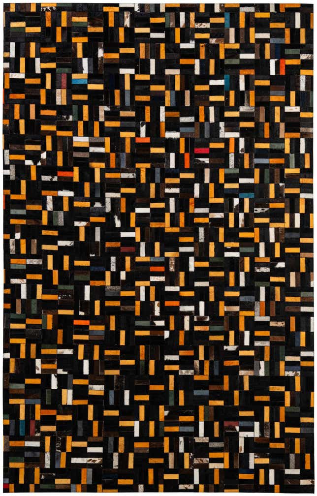 5' 2 x 8' Cowhide - Patchwork Rug