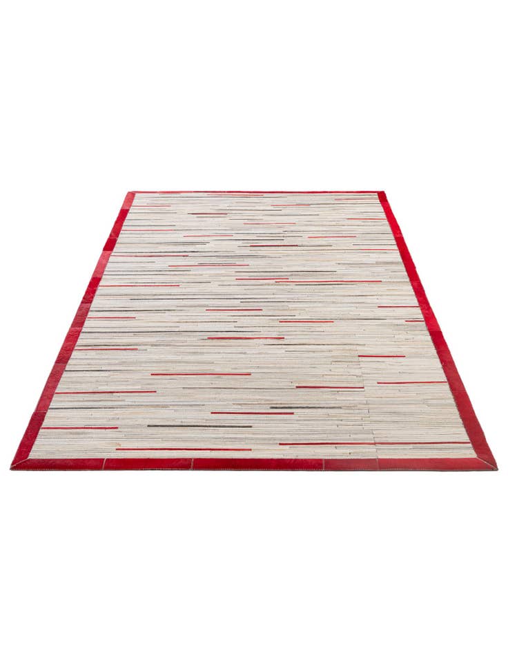 Detail image of 5' 3 x 8' 2 Cowhide - Patchwork Rug