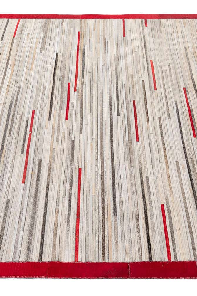 5' 3 x 8' 2 Cowhide - Patchwork Rug