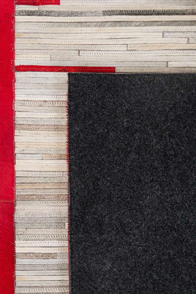 5' 3 x 8' 2 Cowhide - Patchwork Rug