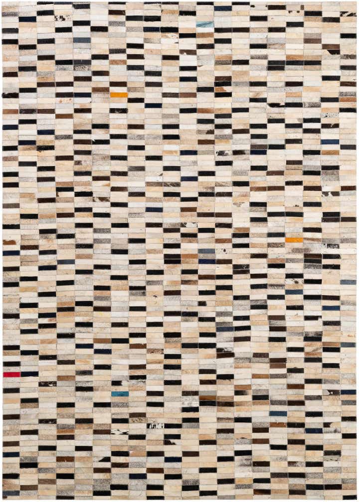 4' 11 x 7' 11 Cowhide - Patchwork Rug