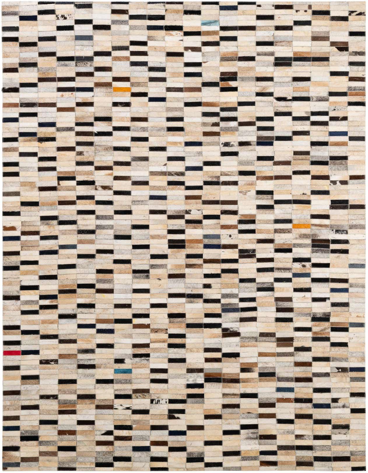 4' 11 x 7' 11 Cowhide - Patchwork Rug