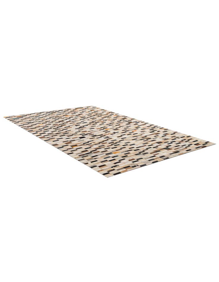 Detail image of 5' 1 x 8' Cowhide - Patchwork Rug