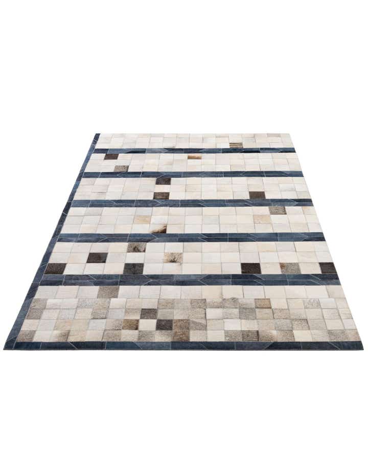 5' 1 x 7' 11 Cowhide - Patchwork Rug