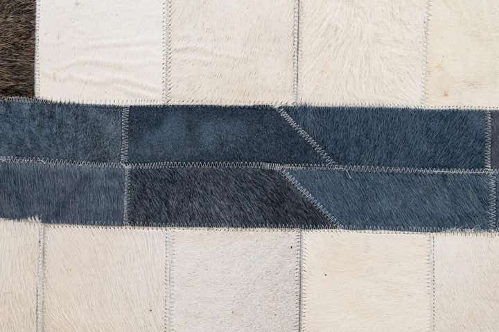 5' 1 x 7' 11 Cowhide - Patchwork Rug