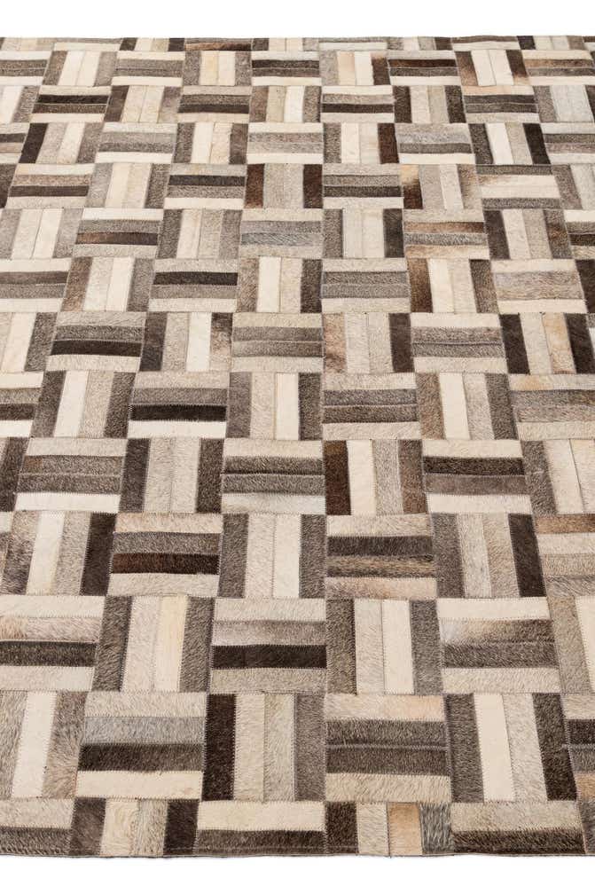 5' 5 x 8' 2 Cowhide - Patchwork Rug