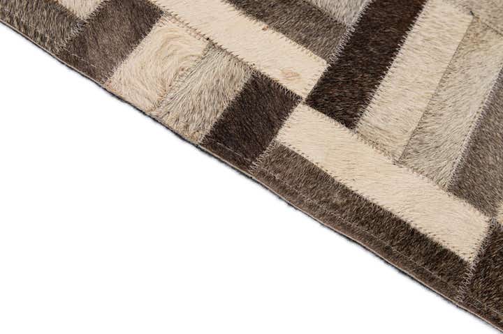 5' 5 x 8' 2 Cowhide - Patchwork Rug