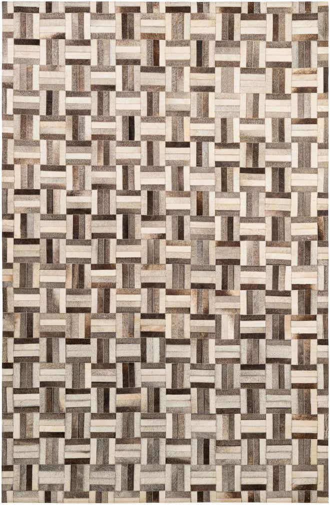 5' 5 x 8' 2 Cowhide - Patchwork Rug