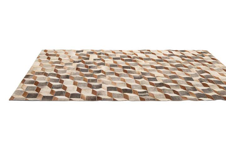 5' 2 x 7' 10 Cowhide - Patchwork Rug