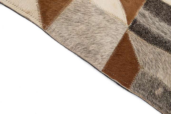 5' 2 x 7' 10 Cowhide - Patchwork Rug