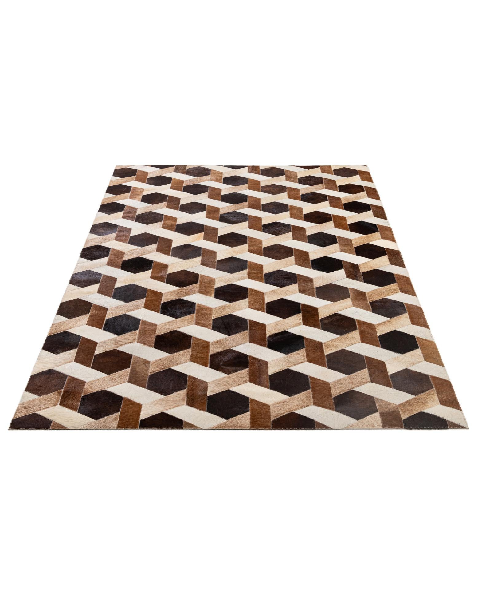 5' 2 x 7' 11 Cowhide - Patchwork Rug