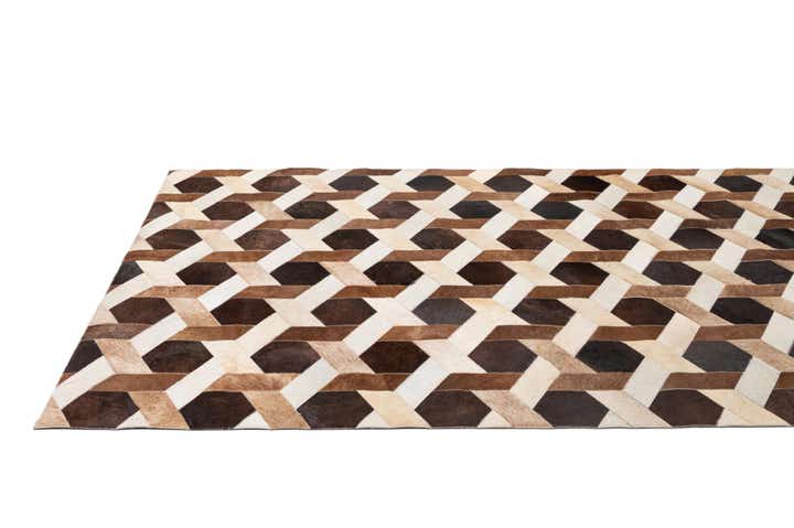 5' 2 x 7' 11 Cowhide - Patchwork Rug