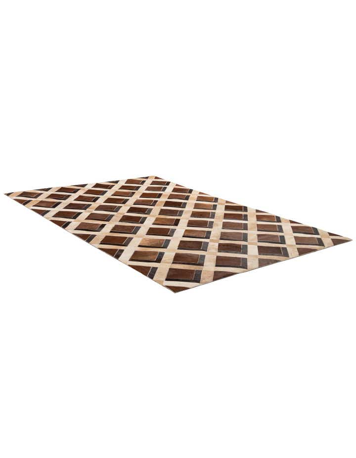5' 2 x 8' Cowhide - Patchwork Rug