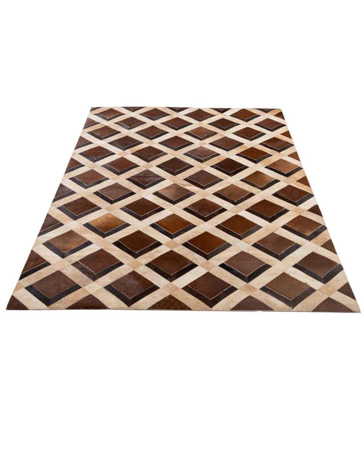 5' 2 x 8' Cowhide - Patchwork Rug