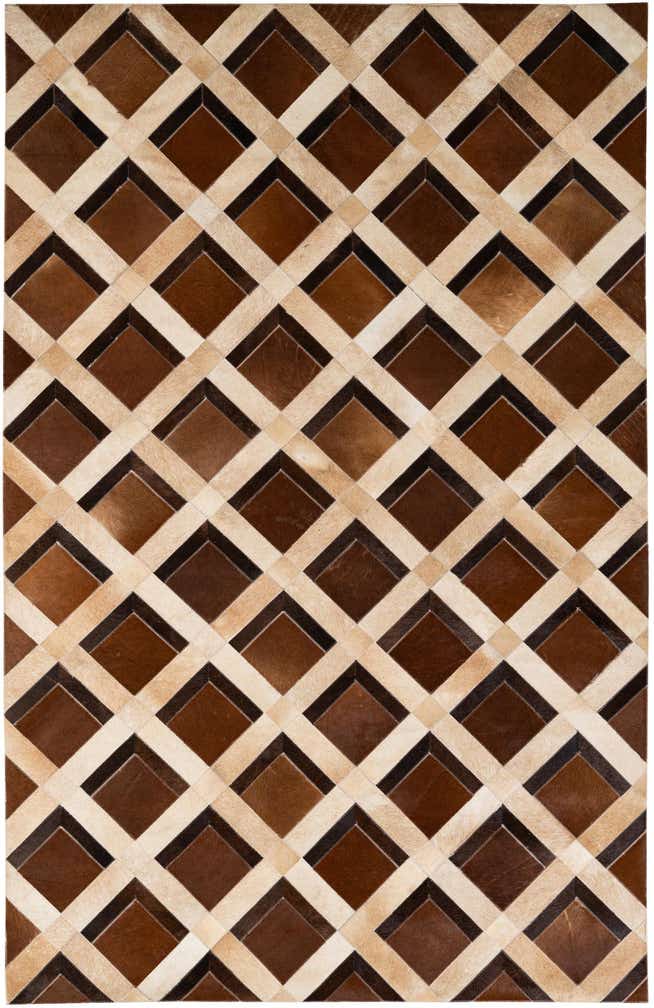 5' 2 x 8' Cowhide - Patchwork Rug