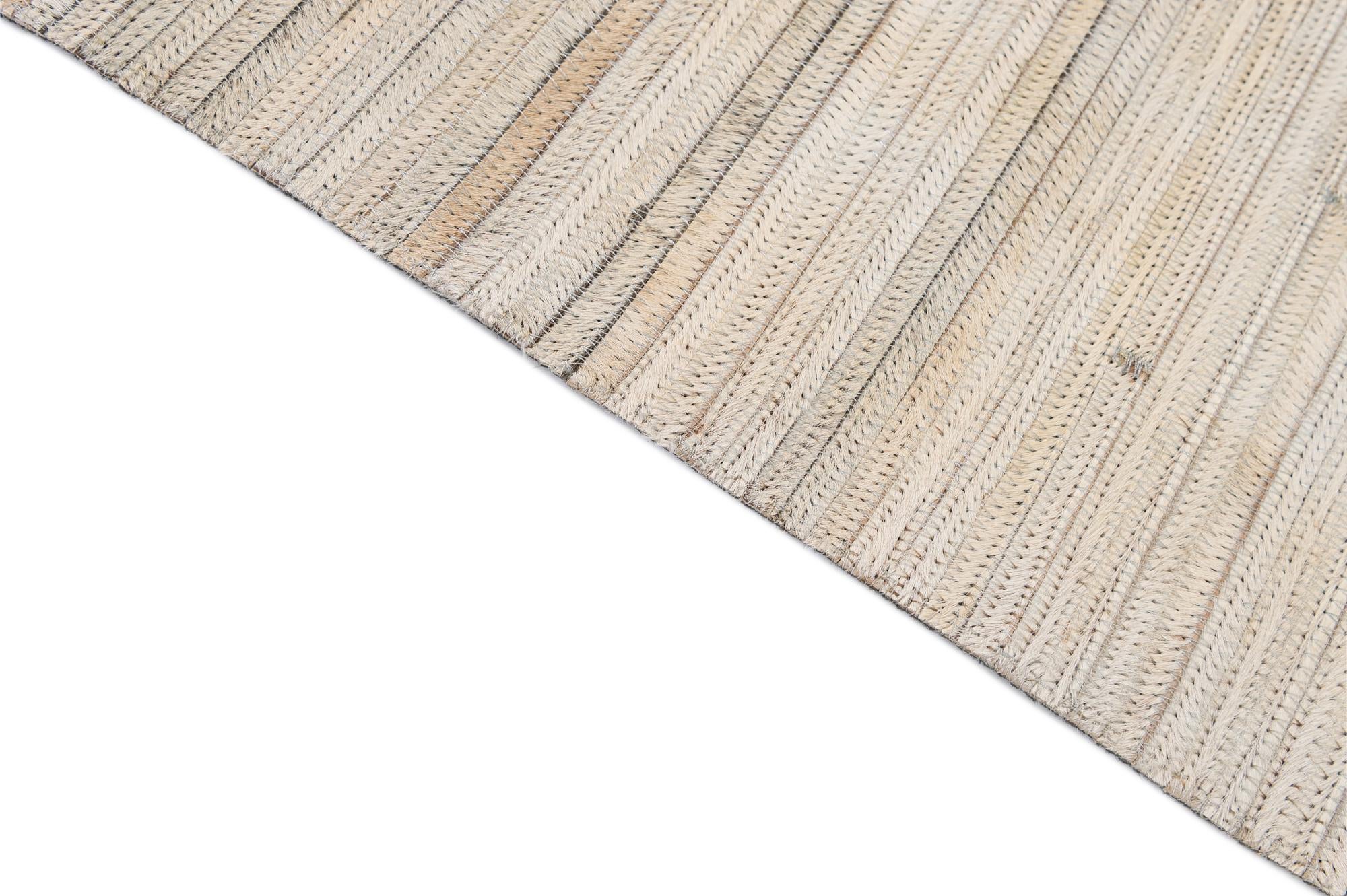 5' 6 x 8' Cowhide - Patchwork Rug