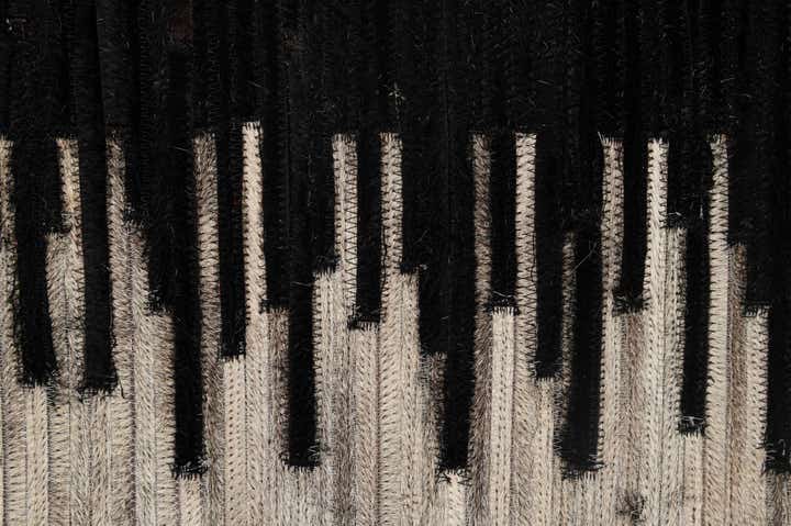 5' 6 x 8' Cowhide - Patchwork Rug