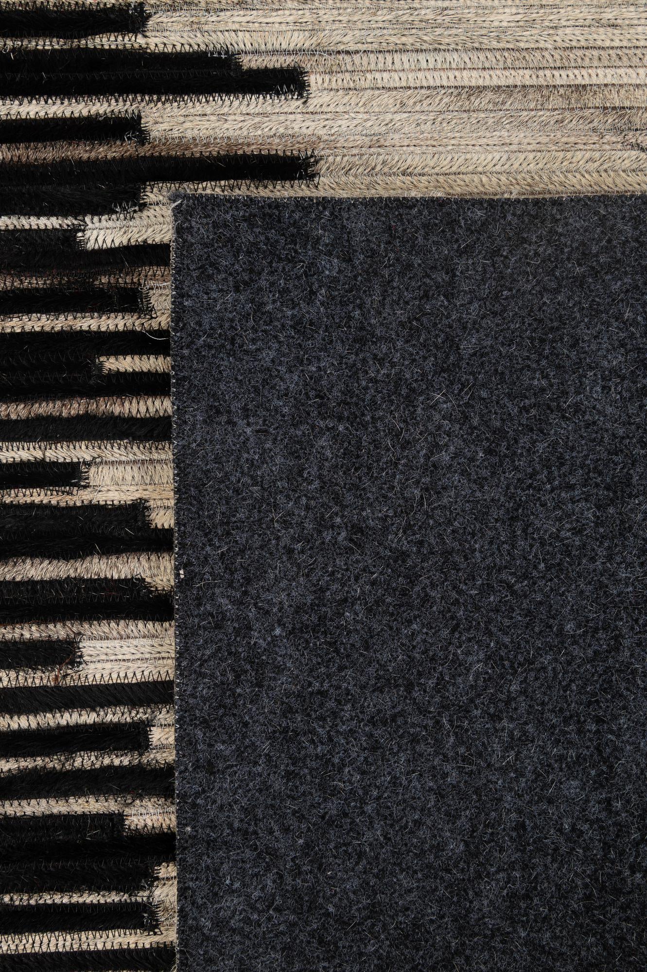 5' 6 x 8' Cowhide - Patchwork Rug