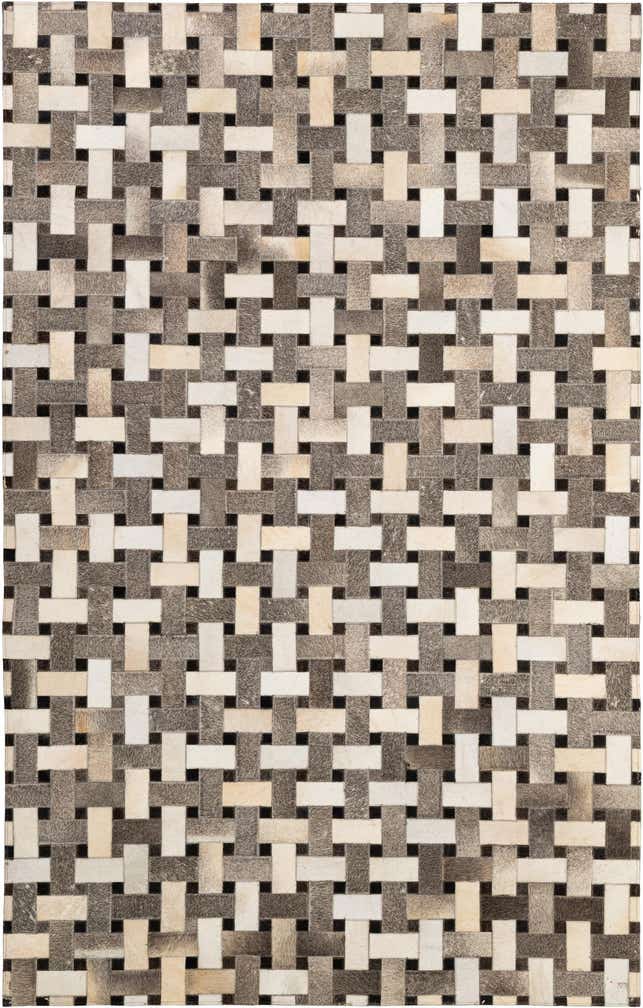 5' 2 x 8' Cowhide - Patchwork Rug