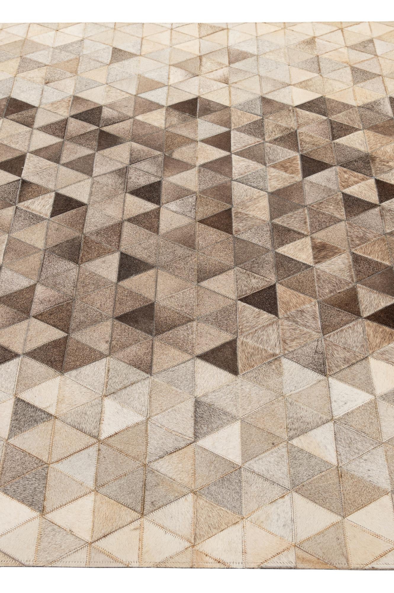 5' 1 x 7' 11 Cowhide - Patchwork Rug